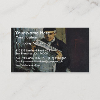Carte De Visite Portrait de Louis-Auguste Cézanne, le père de T