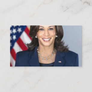 Carte De Visite Portrait officiel de Kamala Harris