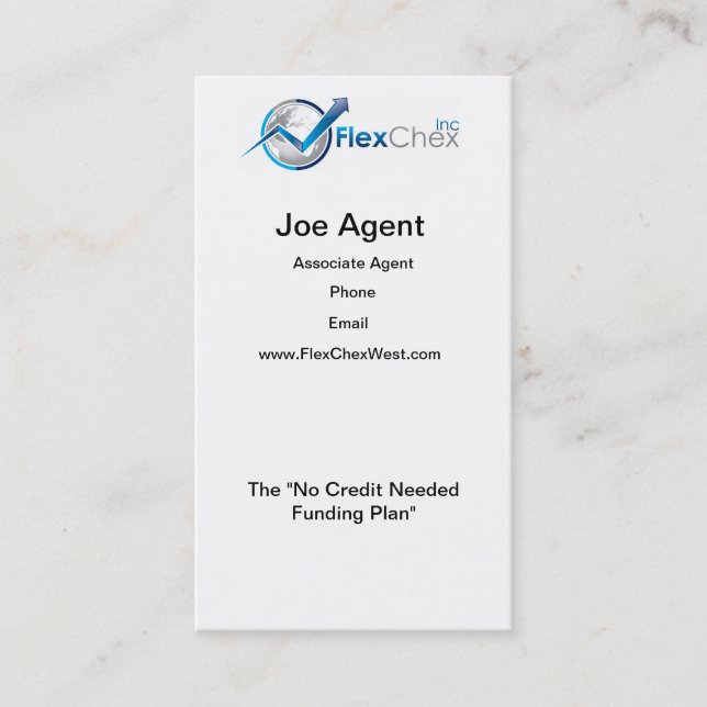 Carte de visite - portrait standard (Devant)