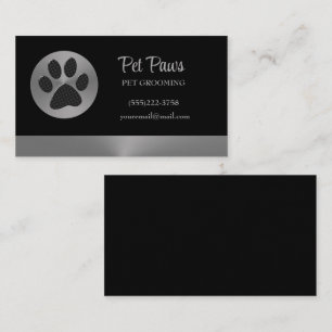 Carte De Visite Pote de chien Polka sur le service de grossissemen