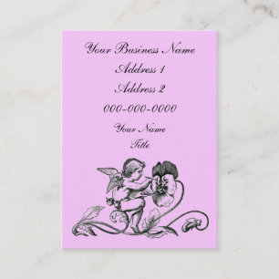 Carte de visite potelé d'ange