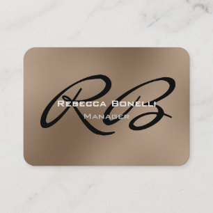 Carte de visite potelé de directeur de coin