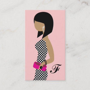 Carte De Visite Poudre de 311 Fashionista mes cheveux foncés Bob