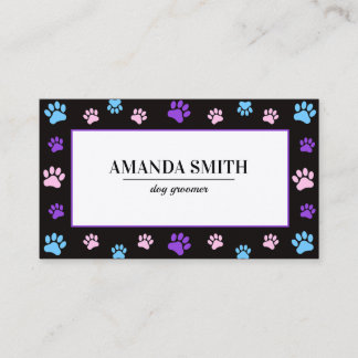 Carte de visite pour animaux de compagnie avec emp