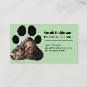 Carte de visite pour animaux de compagnie personna