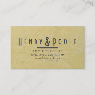 Carte de visite Pour Architecture Firme