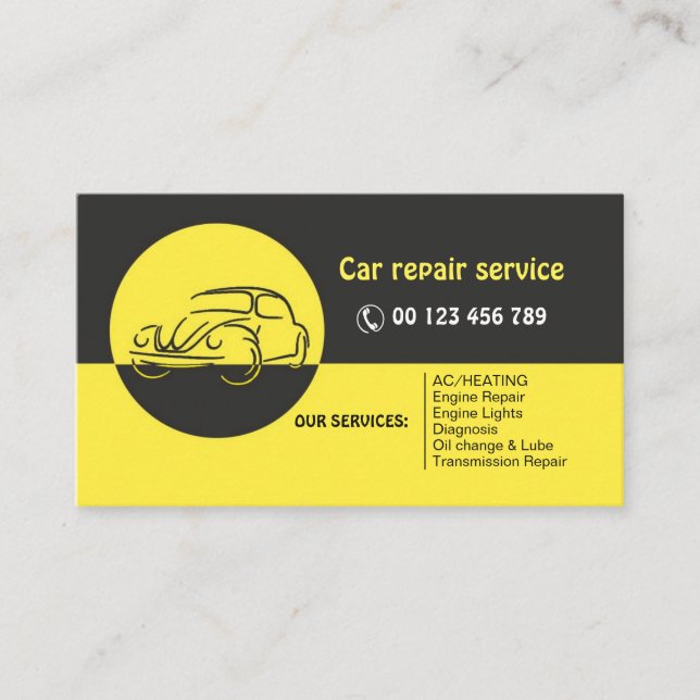 carte de visite pour auto meistar (Devant)