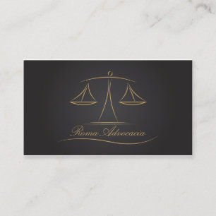 Carte de visite pour avocats