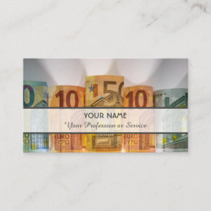 Carte De Visite Pour banquier professionnel ou experts financiers