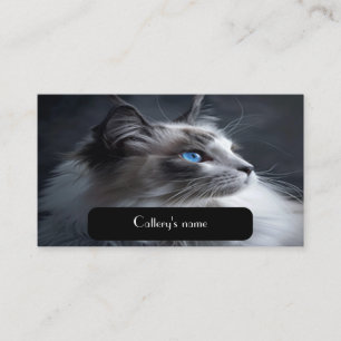 Carte de visite Pour Catteries Ragdoll Chat