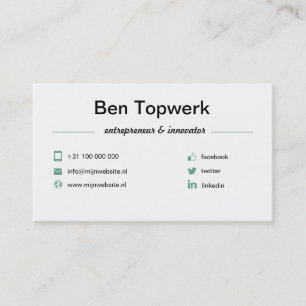 Carte de visite pour demandeur d'emploi 1