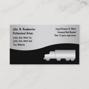 Carte de visite pour entreprise de camionnage