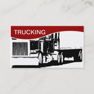 Carte de visite pour entreprise de camionnage