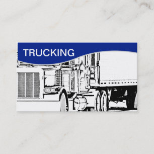 Carte de visite pour entreprise de camionnage