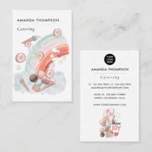 Carte de visite pour entreprise de catering d'évén