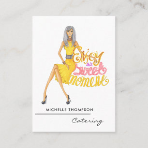 Carte de visite pour entreprise de restauration