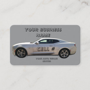 Carte de visite pour entreprise de soins automobil