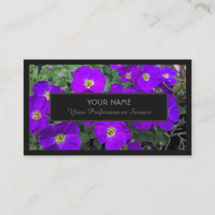 Carte De Visite Pour experts floraux et fleuristes professionnels 