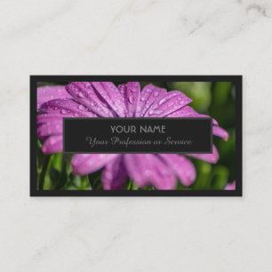 Carte De Visite Pour experts floraux et fleuristes professionnels