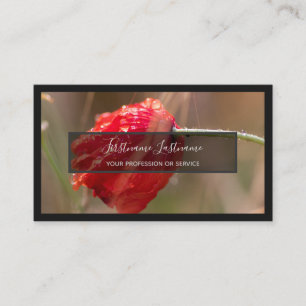 Carte De Visite Pour experts floraux et fleuristes professionnels