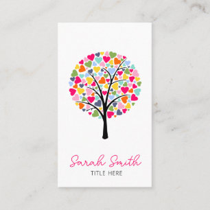 Carte de visite pour garde d'enfants et babysittin