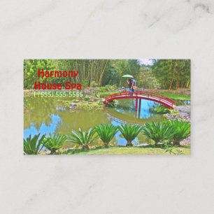 CARTE DE VISITE POUR LA THÉRAPIE SPA ET MASSAGE (P