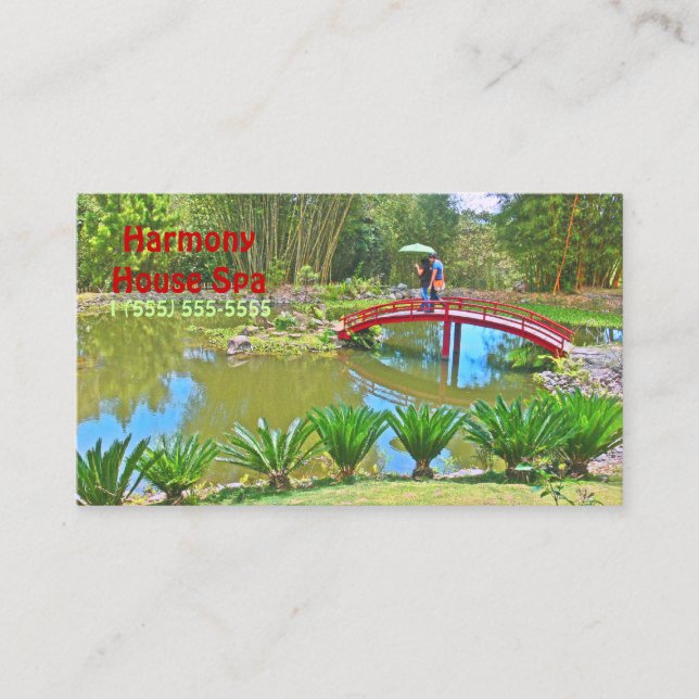 CARTE DE VISITE POUR LA THÉRAPIE SPA ET MASSAGE (P (Devant)