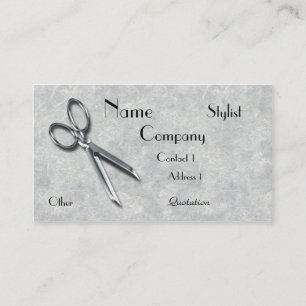 Carte de visite pour le styliste en coiffure