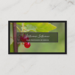 Carte De Visite Pour les experts en baies et les jardiniers profes