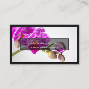 Carte De Visite Pour les experts floraux fleuristes professionnels
