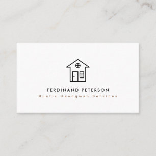 Carte de visite pour les services à domicile handy