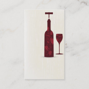 carte de visite pour l'établissement vinicole