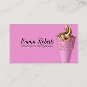 Carte de visite pour l'organisation de soirée de j