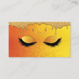 Carte De Visite Pour maquilleur, extensions de cils