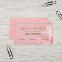 Carte de visite pour organisateur d'événements Ros