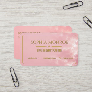 Carte de visite pour organisateur d'événements Ros