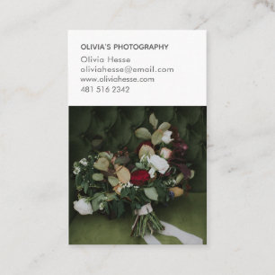 Carte de visite pour photographe 7 Photo + Données