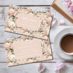 Carte de visite pour planificateur de mariage flor