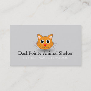 Carte de visite pour refuge pour animaux de compag