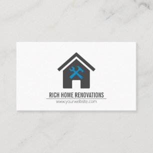 Carte de visite pour rénovation de maison