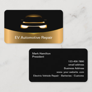 Carte de visite pour service de réparation de véhi