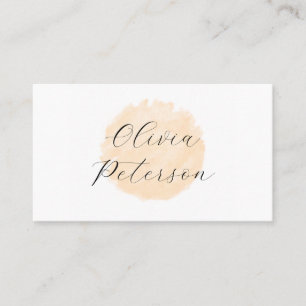 Carte de visite pour un salon de beauté.