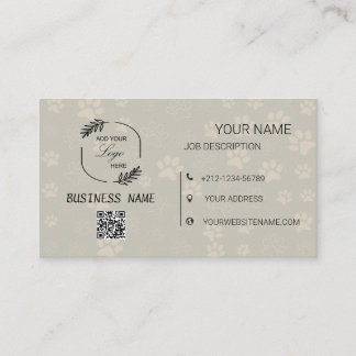 Carte de visite pour votre entreprise de toilettag