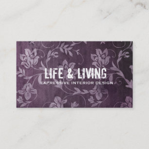 Carte De Visite Pourpre de la CHROMATOGRAPHIE GAZEUSE  