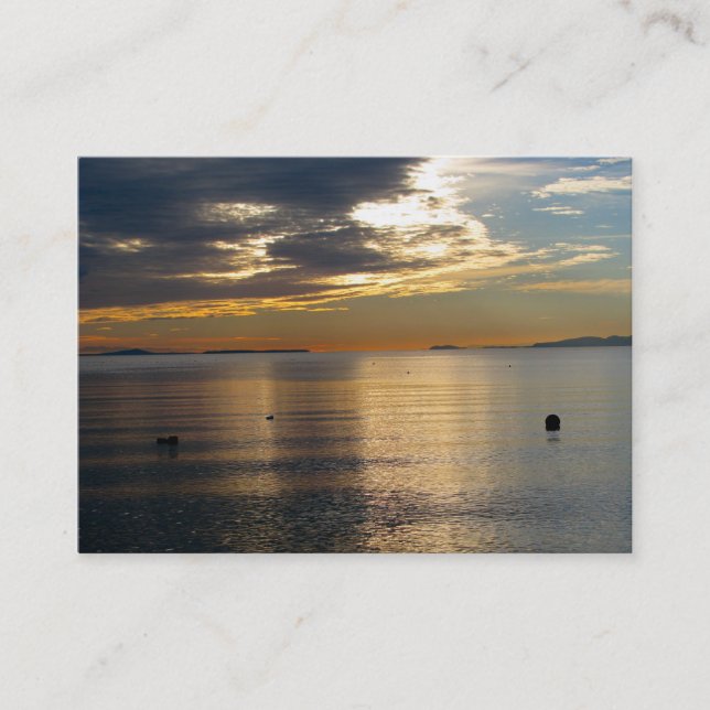 Carte De Visite Poutres dorées (Devant)