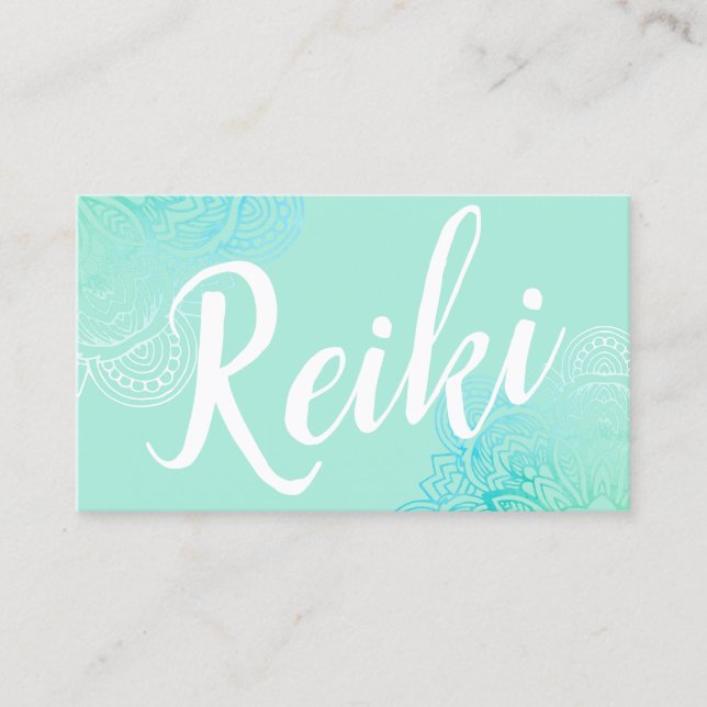 Carte De Visite Praticien/Carte de visite instructeur Usui Reiki (Devant)