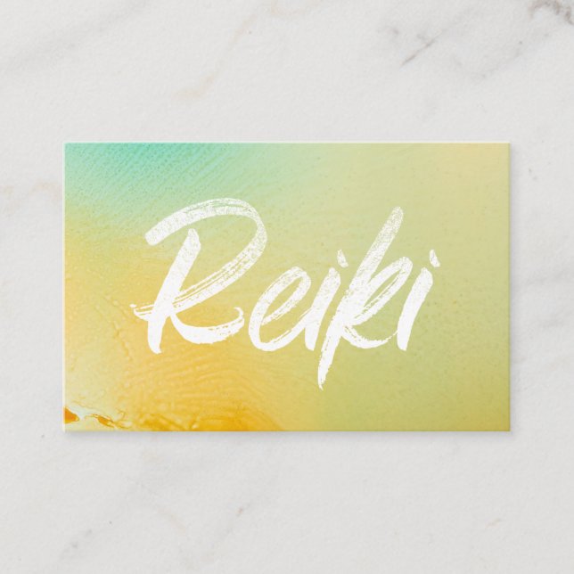 Carte De Visite *~*Praticien de Reiki Master Energy Healer (Devant)