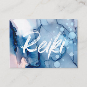 Carte De Visite Praticien ou maître de Reiki de guérisseur