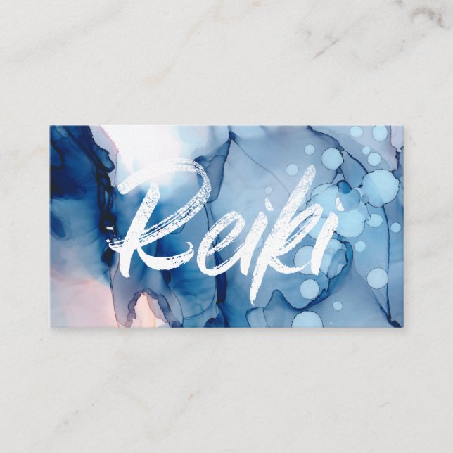 Carte De Visite *~* Praticien Reiki ou maître-soignant en énergie (Devant)