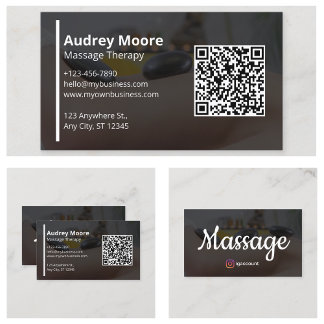Carte De Visite Praticiens Reiki Professionnels du Bien-être Massa